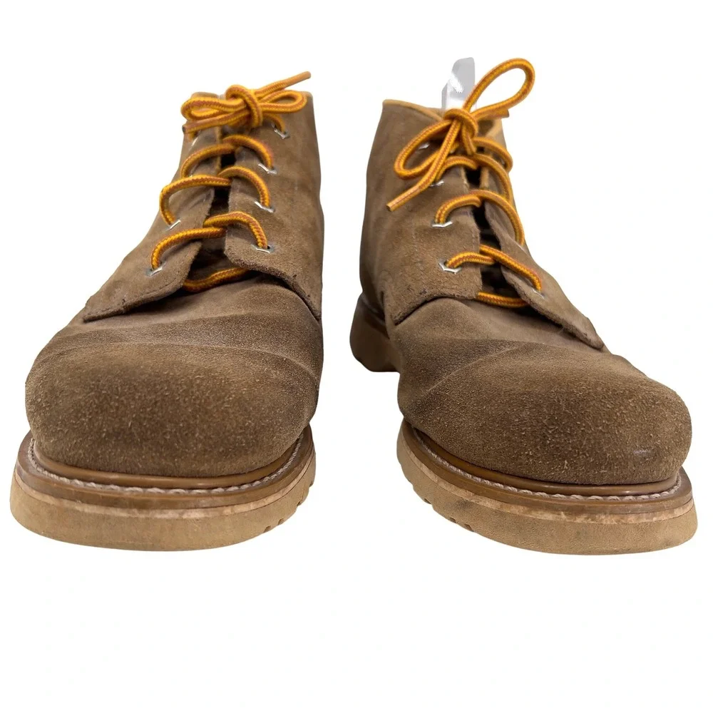 Simple Shoes Suede Desert Boots Chukkas‎ Mens Size 9 Brown Lace Up Oil Resistant